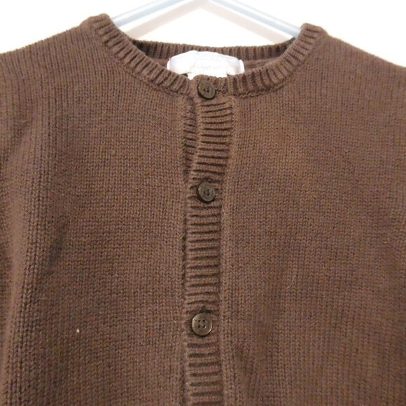 JANIE AND JACK | 12 to 18 months | Vintage Rocking Horse | Brown Cardigan - Picture 4 of 16